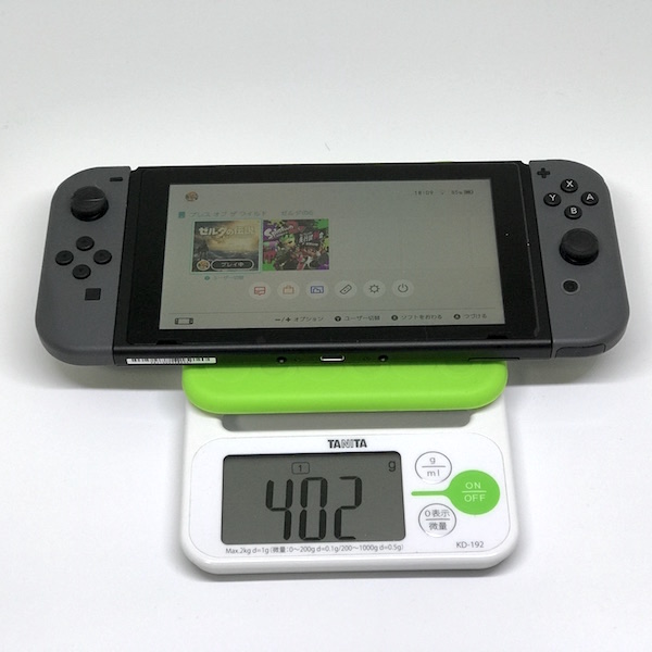 【Nintendo Switch】 持つと意外と重い。Nintendo Switchの重さはどの位？