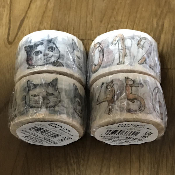 【マスキングテープ】 『ヒグチユウコ 2017 マスキングテープ』4本セット購入(*｀･ω･)ゞ