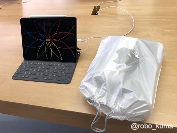 新型 iPad Pro 発売。Apple 福岡天神 に行って当日受取で「iPad Pro 11inch」を買ってきました(*｀･ω･)ゞ。