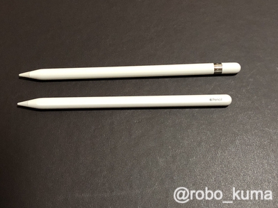 Apple Pencil（第2世代）』開封。第1世代との違いの確認です(*｀・ω 