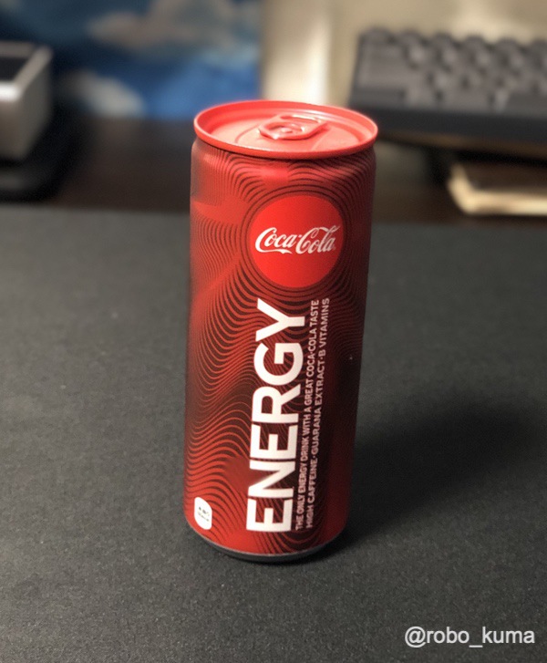 コカ・コーラから発売されたコーラ味のエナジードリンク「コカ・コーラ エナジー（ENERGY）」を飲んで見ました(*｀･ω･)ゞ。