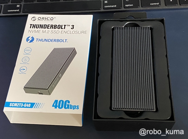 MacBook Pro用に高速SSDドライブを構築！「Thunderbolt 3 Nvme M.2 SSD 