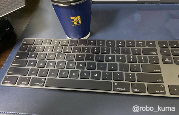 おバカなお話し。「Apple Magic Keyboard(テンキー付き)- 英語(US) – スペースグレイ」をコーヒーで水没。スペースキーの動きが悪い(●°ᆺ°●)。