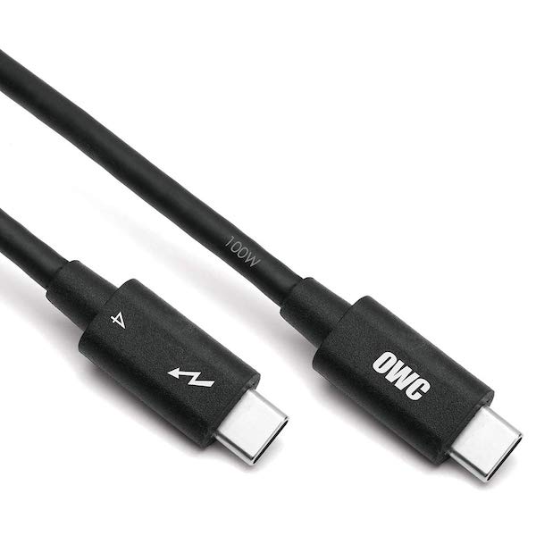 OWC、Thunderbolt 対応の0.8m「OWC Thunderbolt 4 / USB-C Cable」を発売開始。