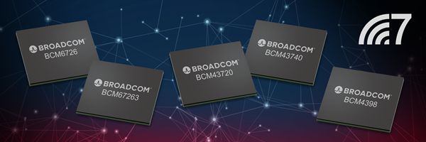 時代はWi-Fi7へ。BroadcomがWi-Fi7対応チップを発表。Wi-Fi6の最大2倍の速度。